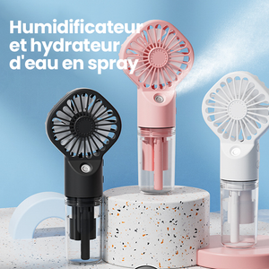 Mini ventilateur de poche brumisateur