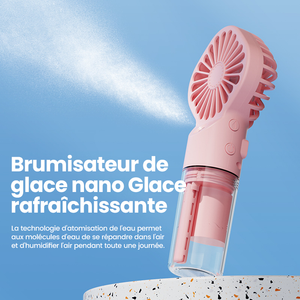 Mini ventilateur de poche brumisateur