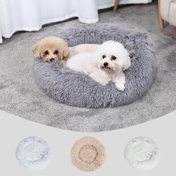 Lit rond confortable pour animaux de compagnie