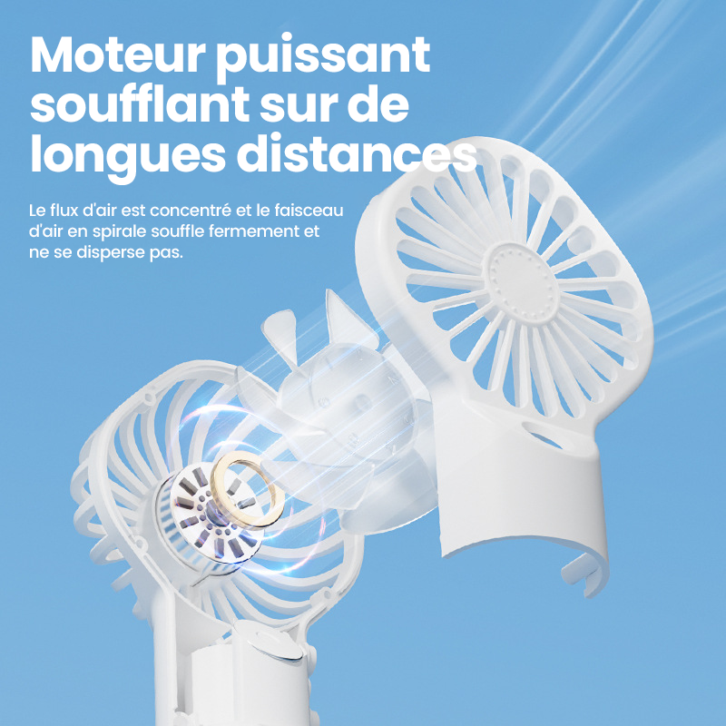 Mini ventilateur de poche brumisateur