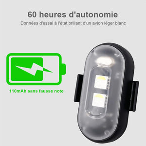 8 couleurs de lumières LED sans fil avec télécommande