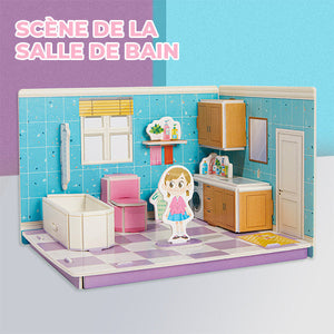 Jouets de puzzle de salle stéréo 3D