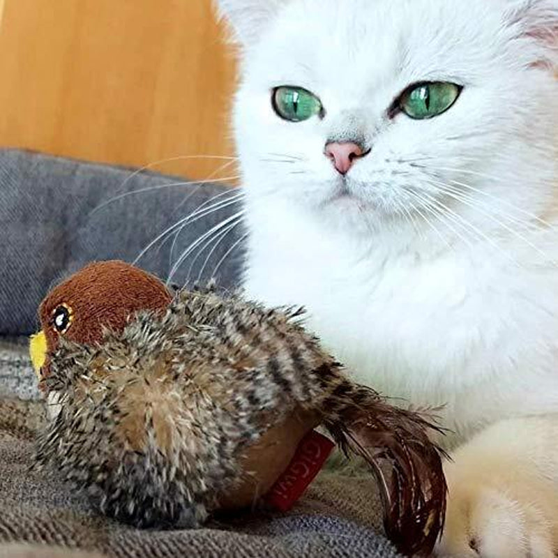 Jouet pour chat - Oiseau gazouillant simulé