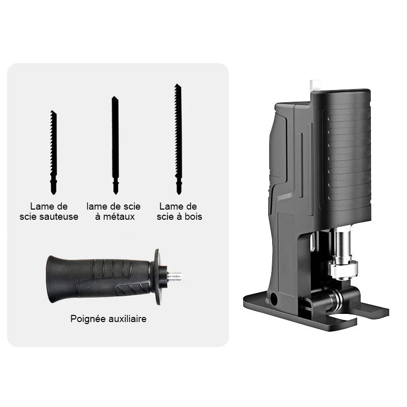 Adaptateur de perceuse électrique à scie alternative