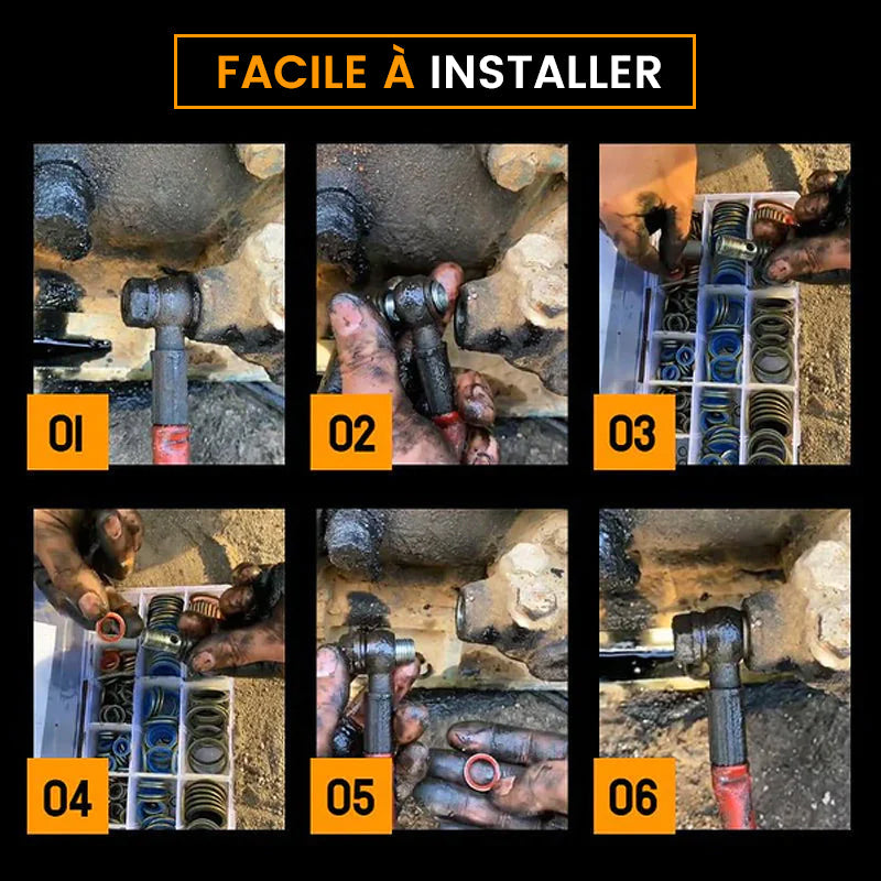 Ensemble de joints d'étanchéité assortis