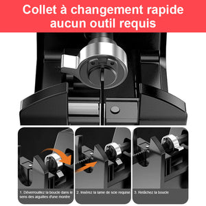 Adaptateur de perceuse électrique à scie alternative