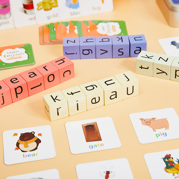 Jouets de jeu de lettres assortis