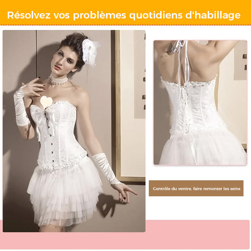 Cour Style Corset Gainant Amincissant