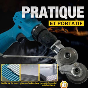 Perceuse Électrique Cisailles Accessoire Cutter Grignoteuse