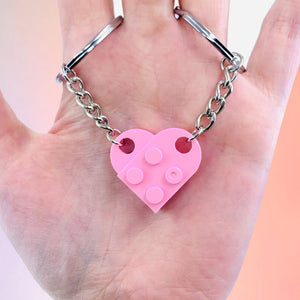 Porte-clés avec pendentif coeur