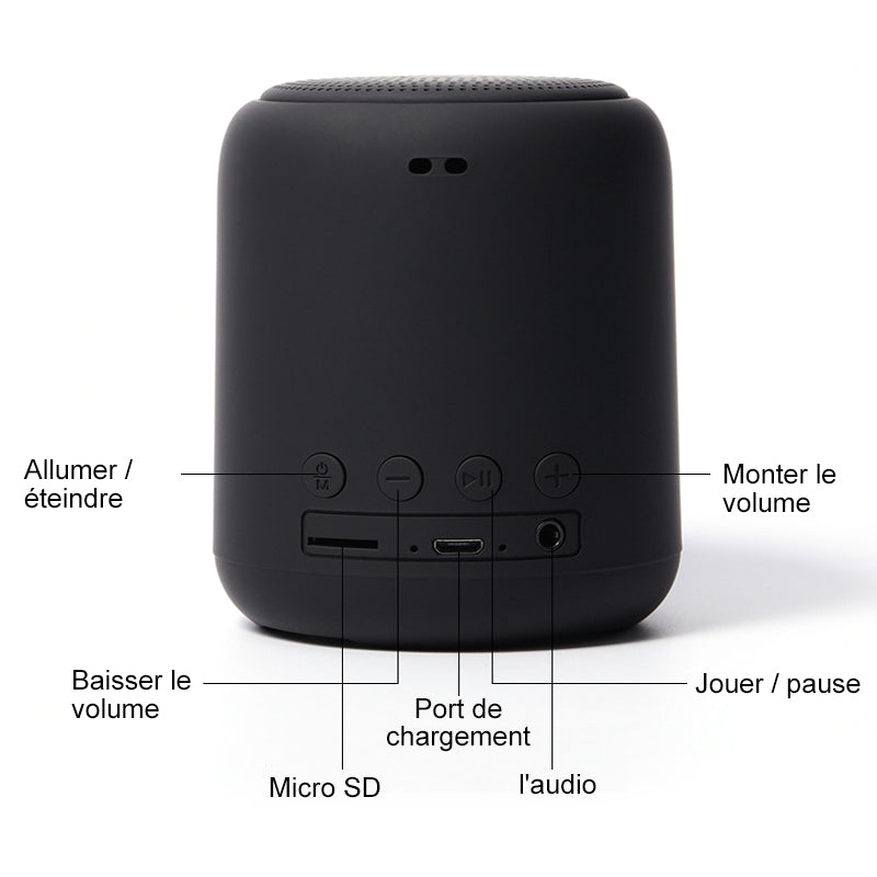 Mini Haut-Parleur Portable Bluetooth Sans Fil Stéréo Son - ciaovie