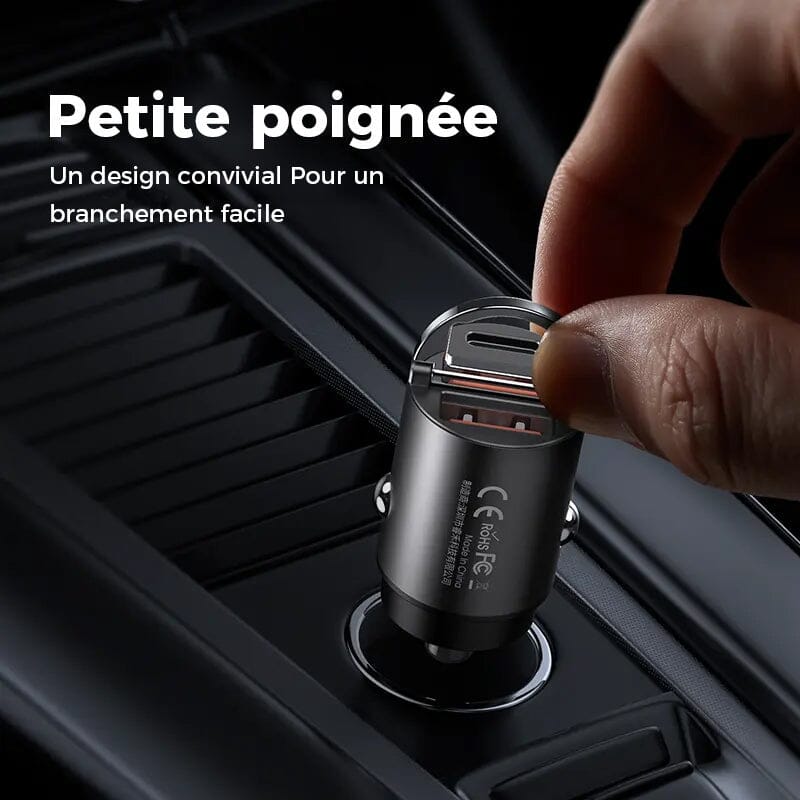 Chargeur de Voiture Multicompatible à Chargement Rapide