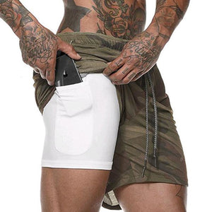 2-in-1 Secure Pocket Shorts - ciaovie