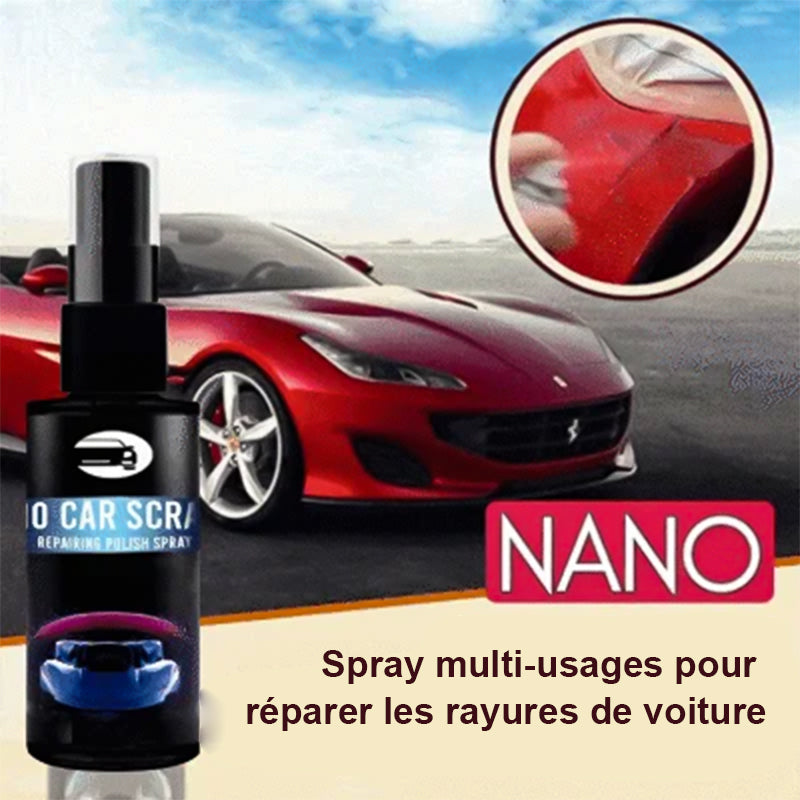 Spray multi-usages pour réparer les rayures de voiture