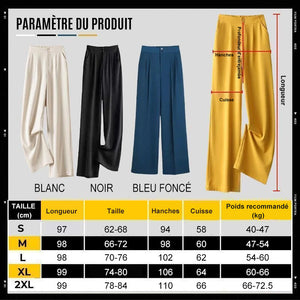 Pantalon De Costume Ample Décontracté Pour Femmes