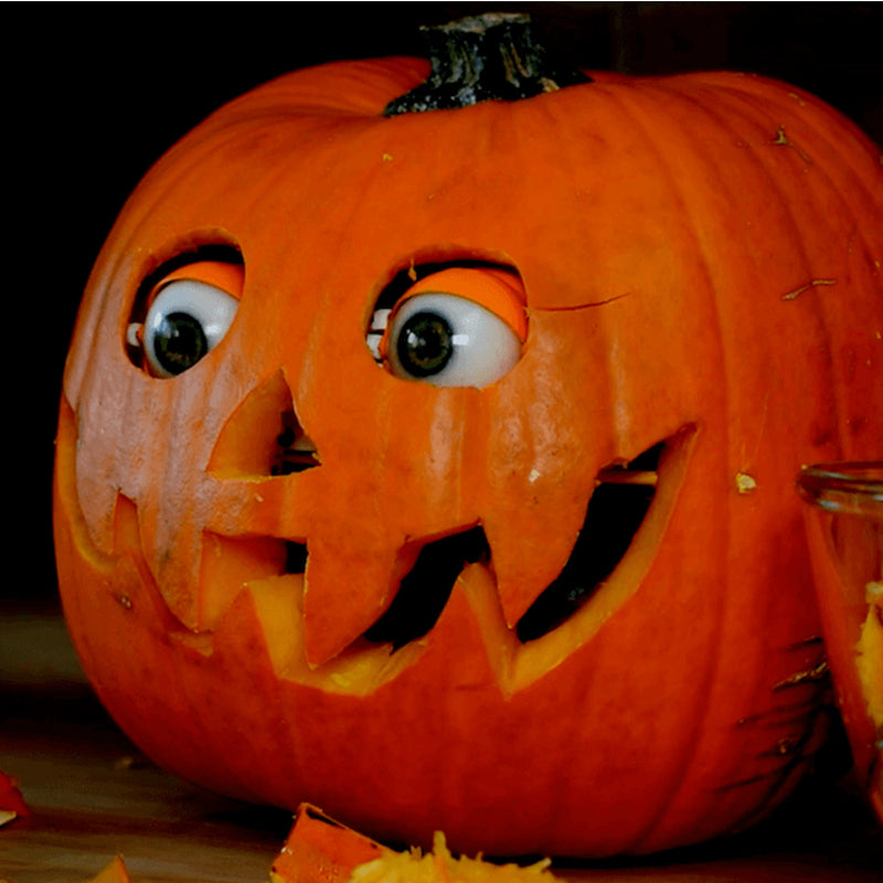 Citrouille d'Halloween effrayante