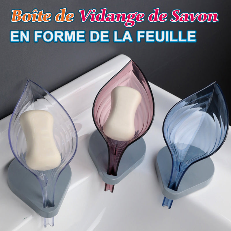 Porte-savon d'Égouttage en Forme de la Feuille - ciaovie