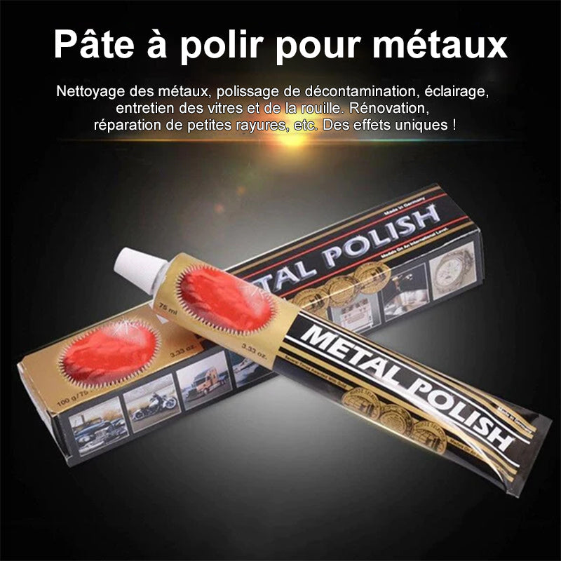 Pâte à polir pour métaux