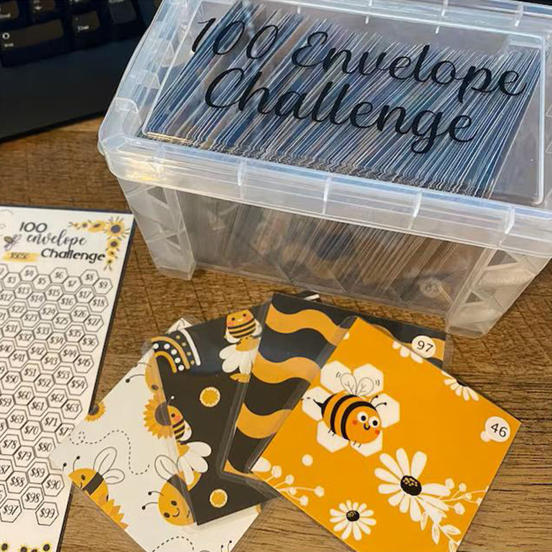 Le coffret Challenge contient 100 enveloppes