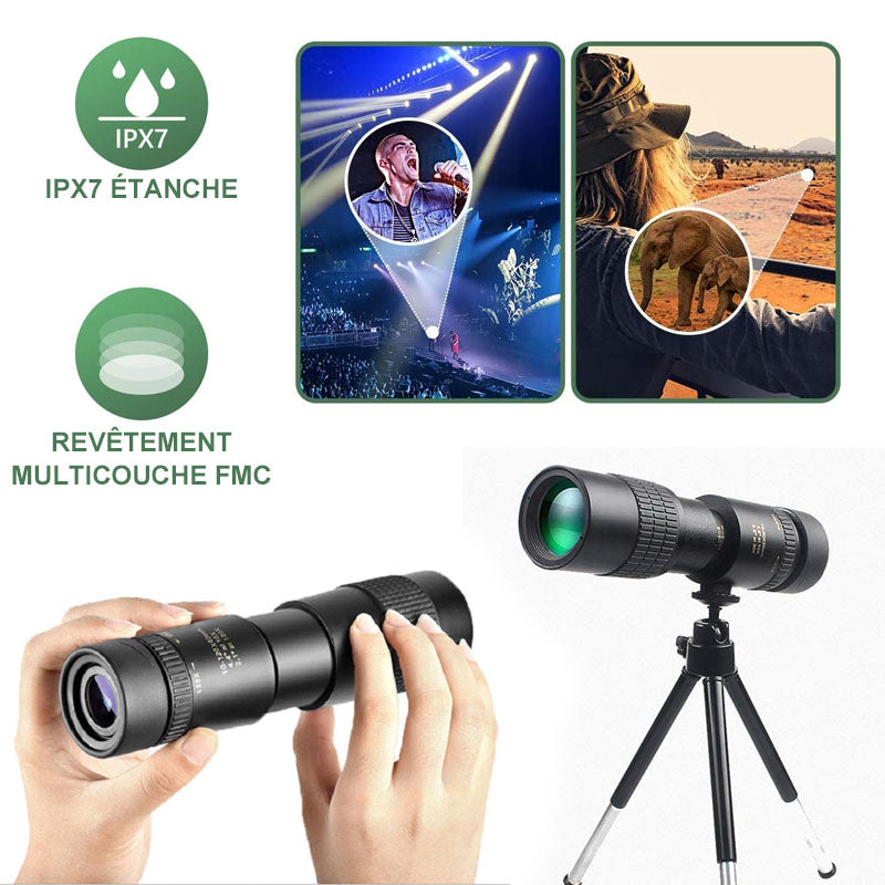 Télescope Monoculaire à Zoom Super Téléobjectif 4K