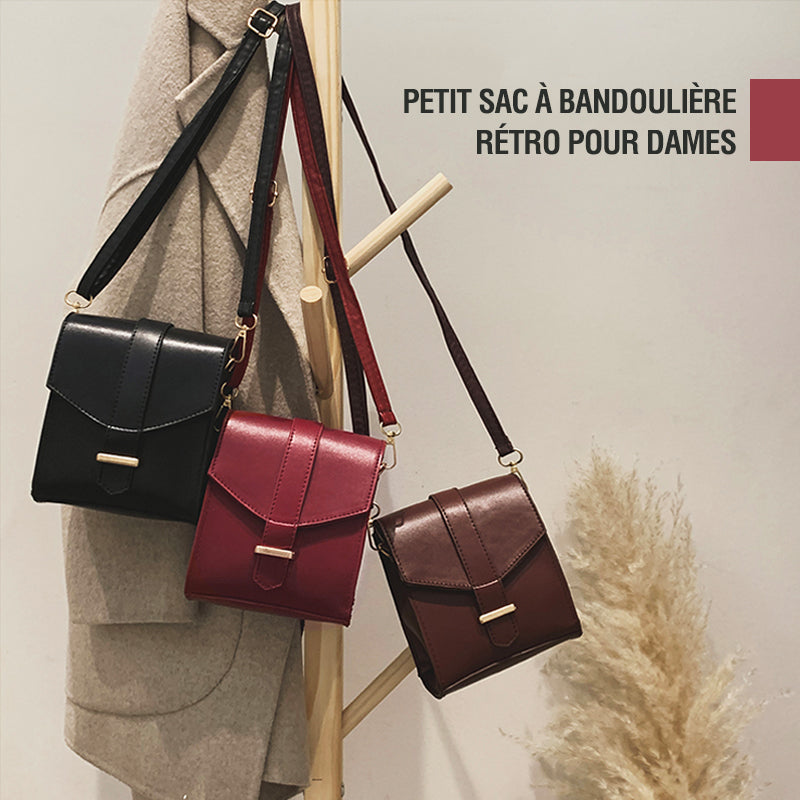 Petit Sac à Bandoulière Rétro pour Dames - ciaovie