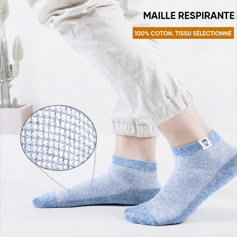 Chaussettes Déodorantes Respirantes pour Hommes（5 paires）