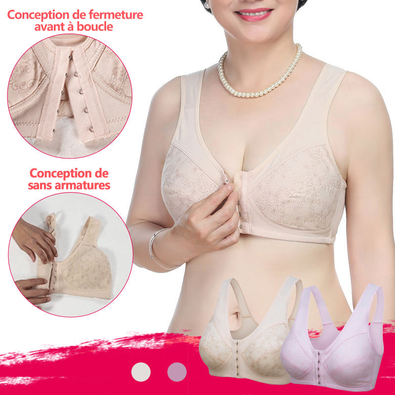 Ciaovie™ Soutien-gorge en Coton à Fermeture Avant - ciaovie