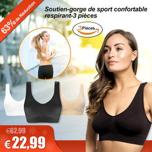 Soutien-Gorge de Sport Confortable Respirant-3 Pièces - ciaovie