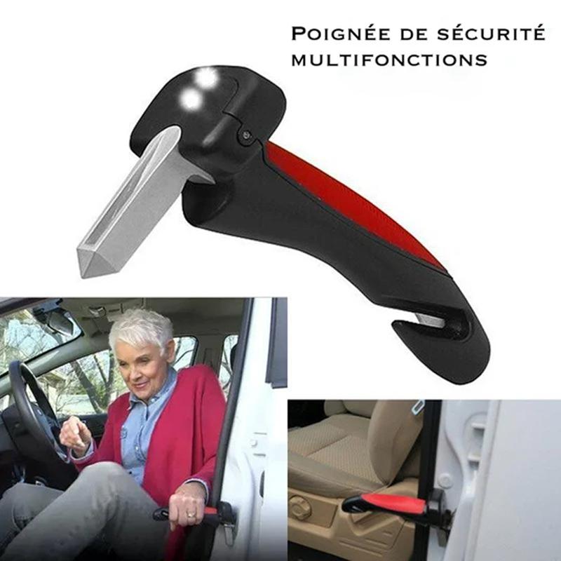 2 en 1 Poignée de Porte et Brise-vitre