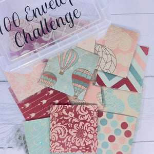 Le coffret Challenge contient 100 enveloppes