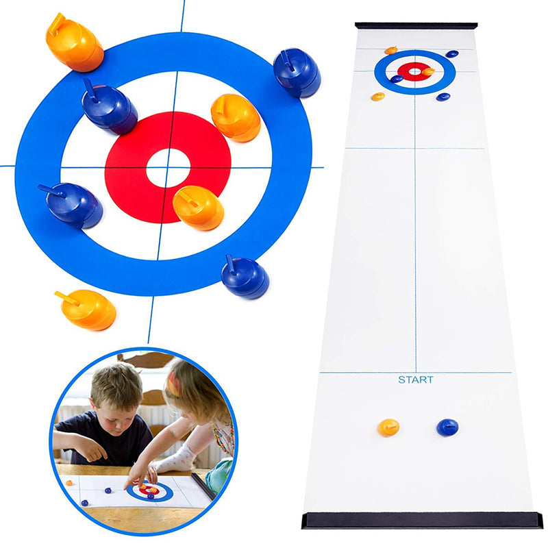 Mini jeu de curling de table - ciaovie