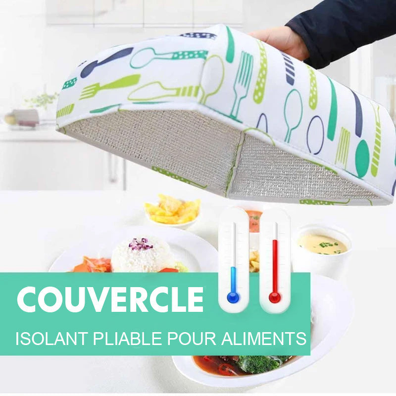 Couvercle Isolant Pliable pour Aliments