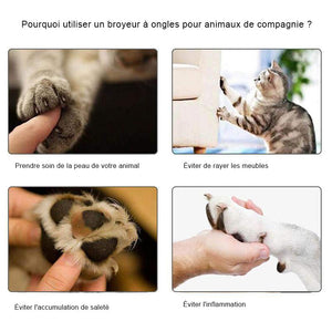 Broyeur à Ongles Électrique pour Animaux de Compagnie