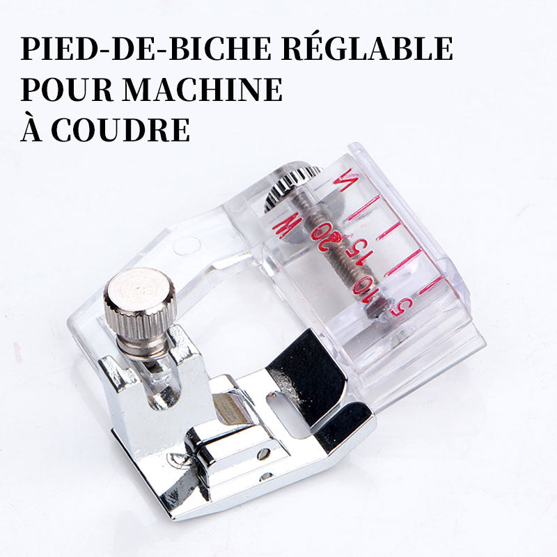 Pied de Reliure de Biais Réglable pour Machine à Coudre - ciaovie