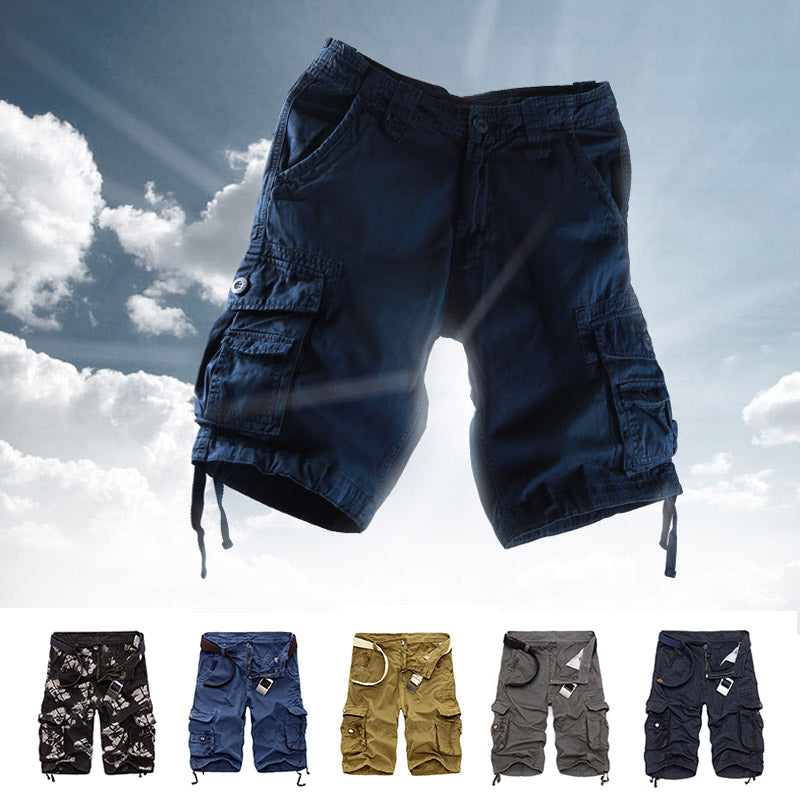 Multi Poche Shorts Cargo pour Hommes - ciaovie