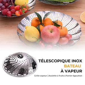 Vapeur télescopique en acier inoxydable