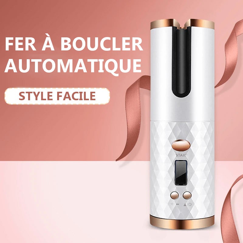 ⭐Fer à friser à rotation automatique sans fil