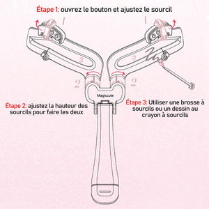 Pochoir Ajustable Pour Sourcils - ciaovie