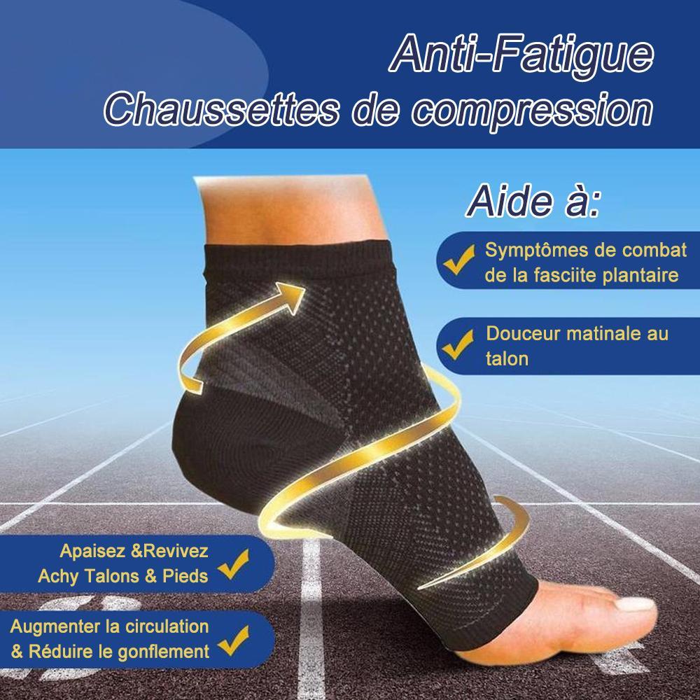 Lot de 2 Chaussettes de Contention Anti-fatigue - ciaovie