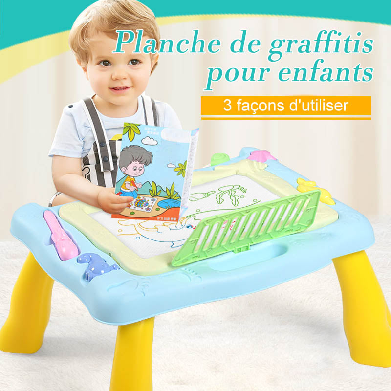 Table de Planche de Graffitis Magnétique Multi pour Enfants - ciaovie