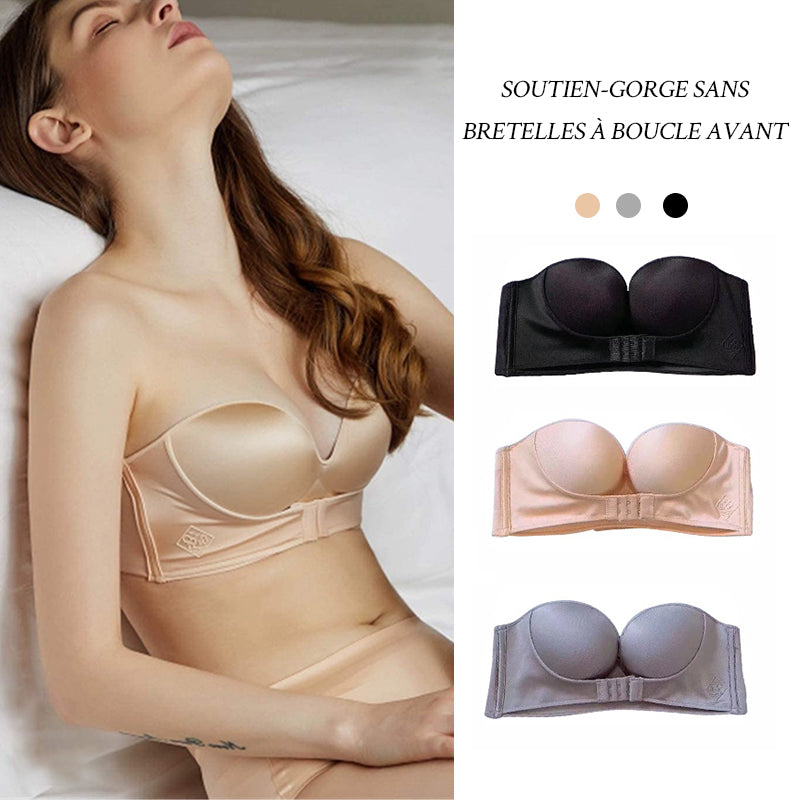 Soutien-gorge sans Bretelles à Boucle Avant