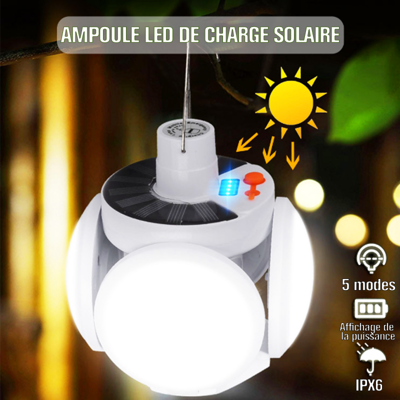 Lumière de Football Solaire Pliante à LED