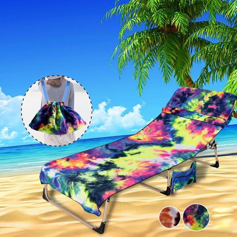 Housse de Chaise Longue de Plage en Microfibre - ciaovie