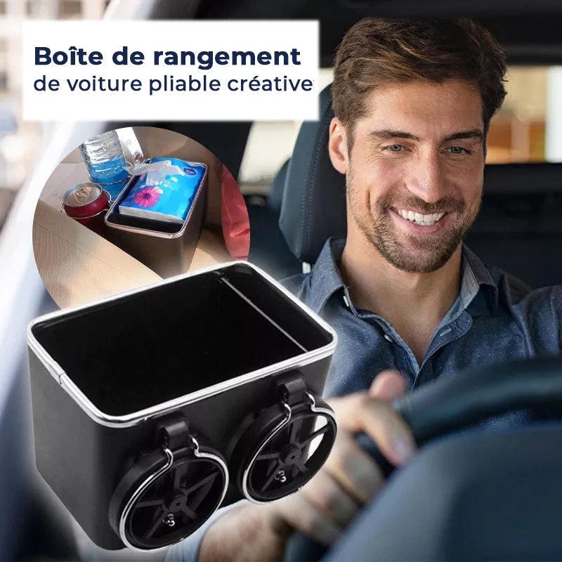 Boîte de rangement de voiture pliable créative