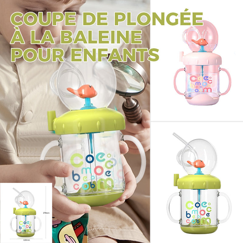 Gobelet pour Bébé Coulé avec Baleine