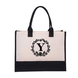 Sac en Toile avec Monogramme