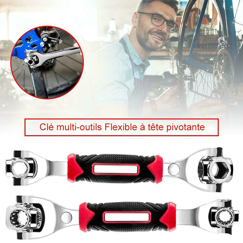 52 en 1 Clé multi-outils Flexible à Tête Pivotante