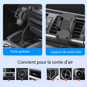 Support de Téléphone pour Porte-gobelet de Voiture