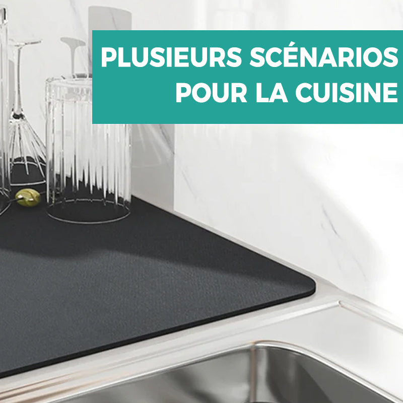 Tapis de drainage de cuisine super absorbant