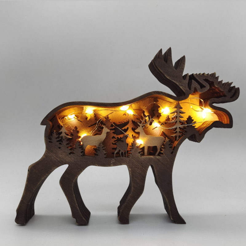 【🎅Vente de Noël anticipée🎅】Décoration d'animaux de la forêt créative de Noël